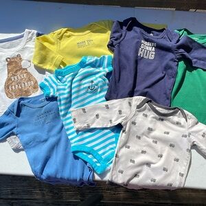 Bundle of Seven Onesies Size 6 Month